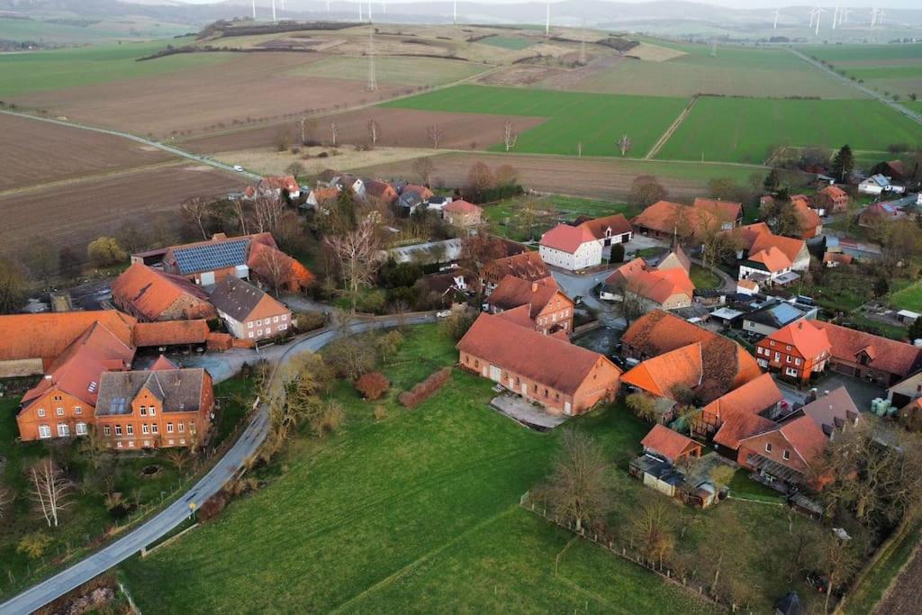 Idyllische Ferienwohnung Auf Altem Bauernhof Mit Wallbox Emmerthal Ngoại thất bức ảnh